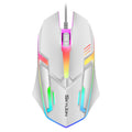 Wired gaming mouse with colour-shifting RGB lighting