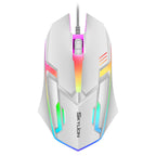 Wired gaming mouse with colour-shifting RGB lighting