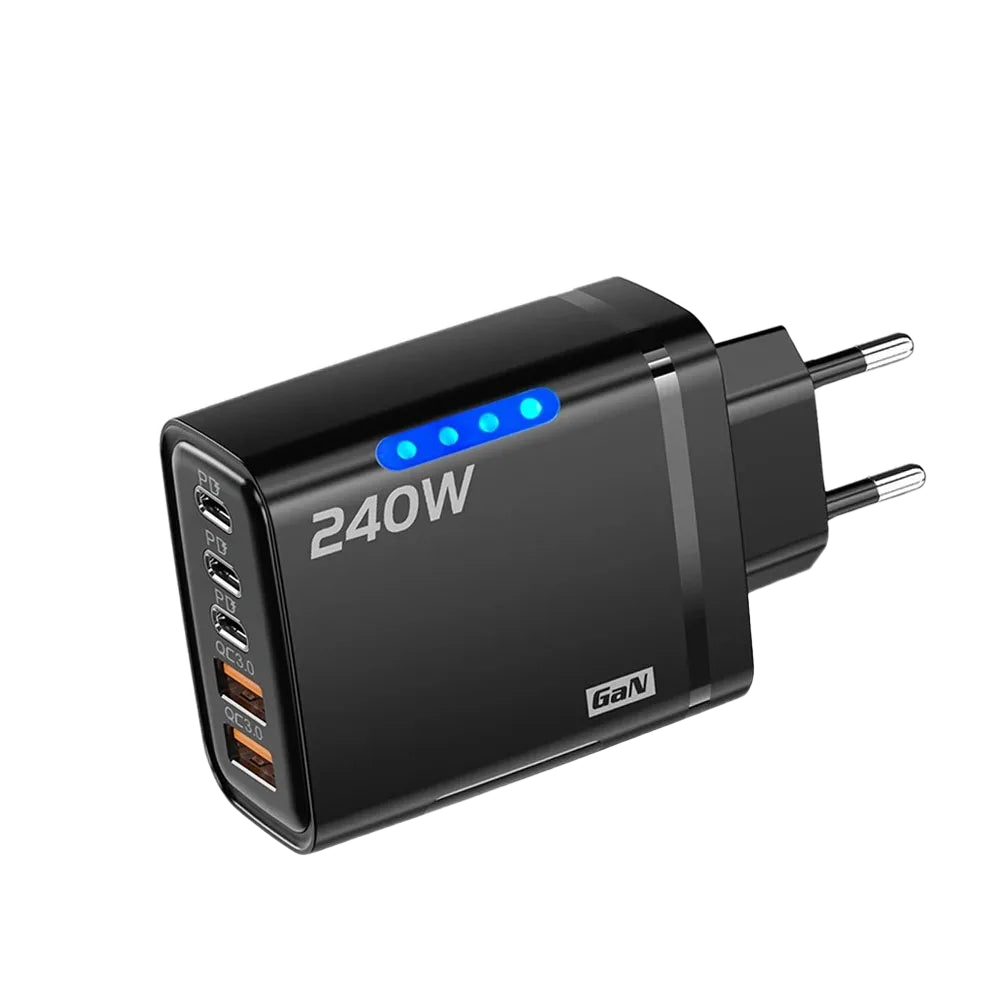 240W GaN 5-port USB-C wall charger